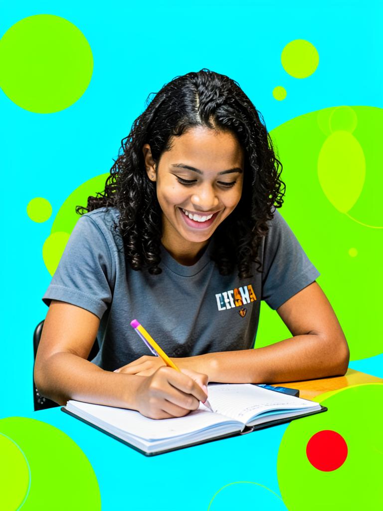 Calendário de estudos com dias marcados até a prova